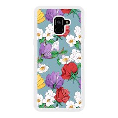 Чохол «Floral mix» на Samsung А8 Plus 2018 арт. 2436