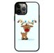 Новогодний чехол «Deer with garland» на iPhone 14 Pro Max арт. 1216