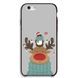 Новогодний чехол «Deer and penguin» на iPhone 5|5s|SE арт. 1485