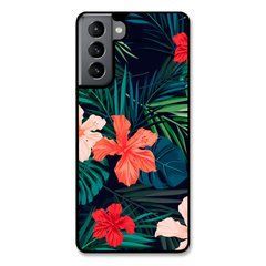 Чохол &laquo;Tropical flowers&raquo; на Samsung S21 Plus арт. 965