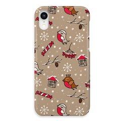 Новогодний чехол «Christmas birds» на iPhone Xr арт. 1172