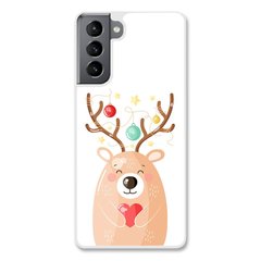 Новогодний чехол «Deer» на Samsung S21 арт. 1174