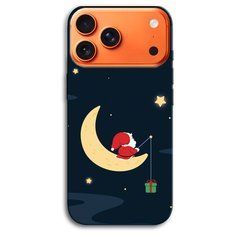 Новогодний чехол &laquo;Santa Claus on the moon&raquo; на iPhone 17 Pro арт. 1497