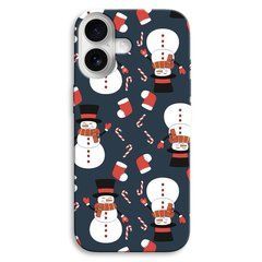 Новогодний чехол &laquo;Snowmens&raquo; на iPhone 17 арт. 1489