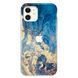 Чохол &laquo;Blue gold&raquo; на iPhone 12 mini арт.1506-я