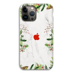 Новогодний чехол «Marble berries» на iPhone 15 Pro Max арт. 1178