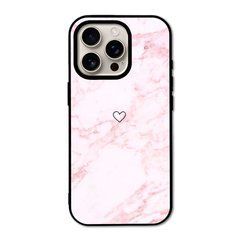 Чохол &laquo;Heart and pink marble&raquo; на iPhone 16 Pro арт.1471