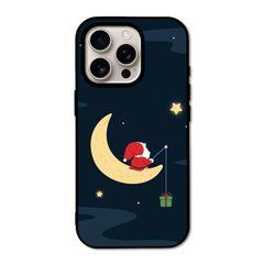 Новорічний чохол &laquo;Santa Claus on the moon&raquo; на iPhone 16 Pro Max арт. 1497