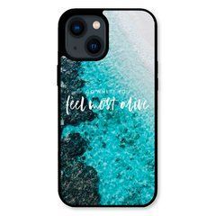 Чехол &laquo;Feel most alive&raquo; на iPhone 15 Plus арт.2410