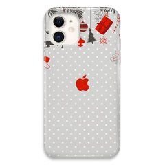 Новогодний чехол &laquo;Christmas abstraction&raquo; на iPhone 12 mini арт. 1512