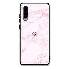 Чехол &laquo;Heart and pink marble&raquo; на Huawei P30 арт. 1471