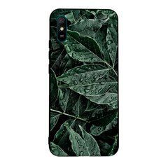 Чехол на Xiaomi Redmi 9A &laquo;Green leaves&raquo; арт. 1322