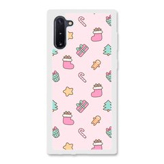 Новорічний чохол «Pink christmas» на Samsung Note 10 арт. 1182