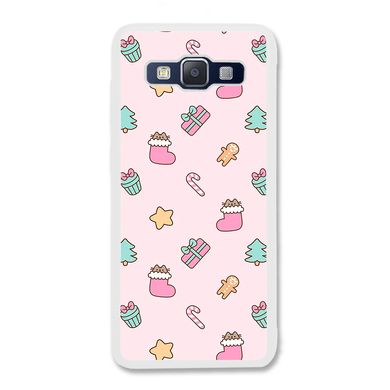 Новорічний чохол «Pink christmas» на Samsung A3 2015 арт. 1182