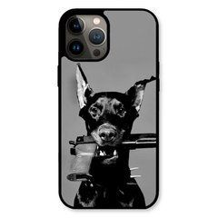 Чехол &laquo;Dangerous Doberman&raquo; на iPhone 13 Pro арт.2329