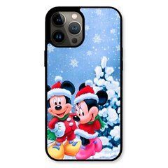 Новорічний чохол &laquo;Mickey Mouse and Minnie Mouse&raquo; на iPhone 15 Pro арт. 1906