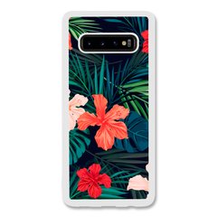 Чехол «Tropical flowers» на Samsung S10 Plus арт. 965