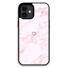 Чехол &laquo;Heart and pink marble&raquo; на iPhone 11 арт.1471