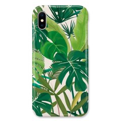 Чехол «Tropical leaves» на iPhone X|Xs арт. 2403