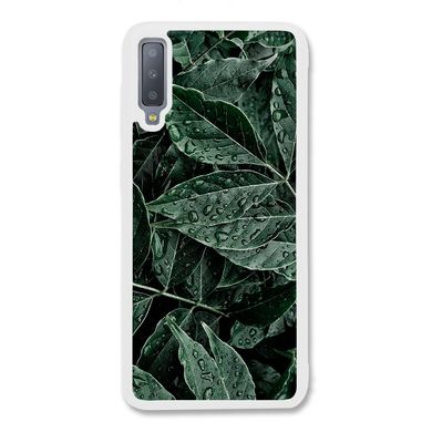 Чехол «Green leaves» на Samsung А7 2018 арт. 1322