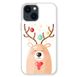 Новогодний чехол «Deer» на iPhone 15 арт. 1174