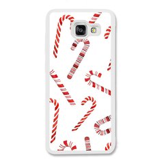 Новогодний чехол «Candy cane» на Samsung A3 2016 арт. 1170