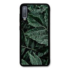 Чехол &laquo;Green leaves&raquo; на Samsung A7 2018 арт. 1322