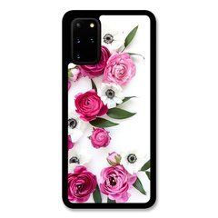 Чехол &laquo;Pink flowers&raquo; на Samsung S20 Plus арт. 944
