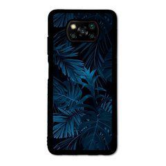 Чехол на Xiaomi Poco X3 &laquo;Dark leaves&raquo; арт. 1004