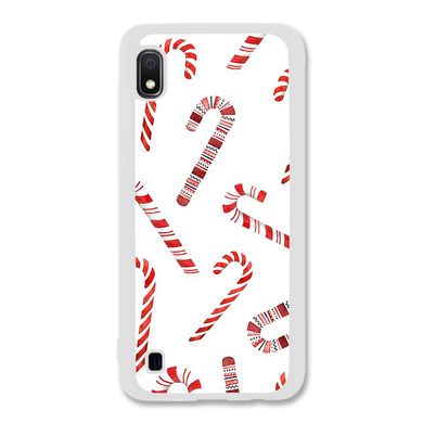 Новогодний чехол «Candy cane» на Samsung A10 арт. 1170