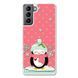 Новогодний чехол &laquo;Penguin&raquo; на Samsung S22 Plus арт. 1576
