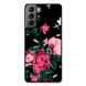 Чехол «Dark flowers» на Samsung S21 Plus арт. 1237