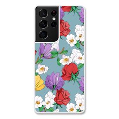 Чохол «Floral mix» на Samsung S21 Ultra арт. 2436