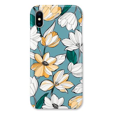 Чохол «White and yellow flowers» на iPhone X|Xs арт. 2409