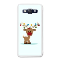 Новорічний чохол «Deer with garland» на Samsung A3 2015 арт. 1216