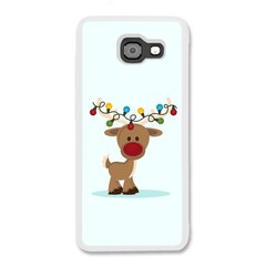 Новогодний чехол «Deer with garland» на Samsung A3 2017 арт. 1216