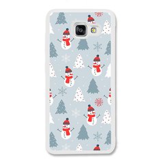 Новогодний чехол «Snowmen» на Samsung A3 2016 арт. 1171