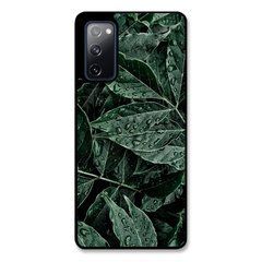 Чехол &laquo;Green leaves&raquo; на Samsung S20 FE арт. 1322