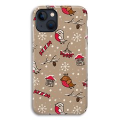 Новорічний чохол «Christmas birds» на iPhone 14 Plus арт. 1172