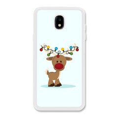 Новорічний чохол «Deer with garland» на Samsung J5 2017 арт. 1216