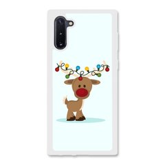 Новорічний чохол «Deer with garland» на Samsung Note 10 арт. 1216