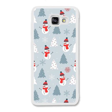 Новорічний чохол «Snowmen» на Samsung A3 2016 арт. 1171