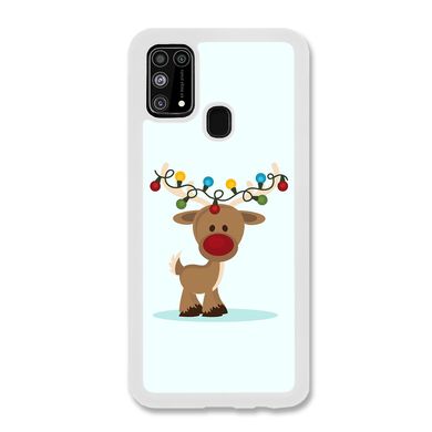 Новогодний чехол «Deer with garland» на Samsung M31 арт. 1216