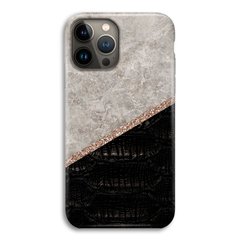 Чехол «Marble and leather» на iPhone 15 Pro арт. 2477