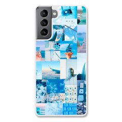 Чохол «Blue collage» на Samsung S21 Plus арт. 2420