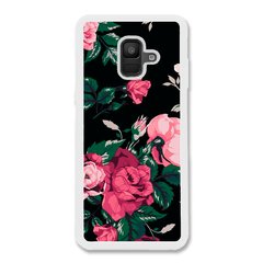 Чохол «Dark flowers» на Samsung А6 2018 арт. 1237