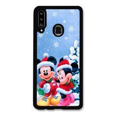 Новорічний чохол &laquo;Mickey Mouse and Minnie Mouse&raquo; на Samsung A20s арт. 1906