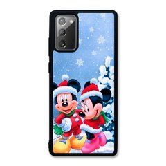 Новорічний чохол &laquo;Mickey Mouse and Minnie Mouse&raquo; на Samsung Note 20 арт. 1906