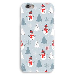 Новорічний чохол «Snowmen» на iPhone 6+|6s+ арт. 1171