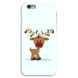 Новорічний чохол «Deer with garland» на iPhone 6|6s арт. 1216